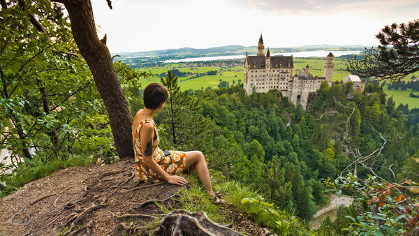 Above Neuschwanstein Castle, near Füssen