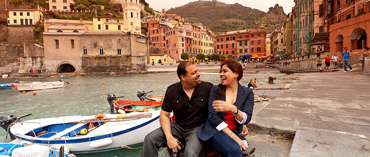 Laughing couple