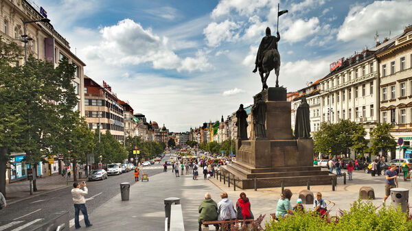 Wenceslas Square, New Town, Prague