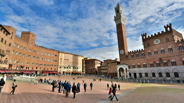 Il Campo, Palazzo Pubblico, and Torre del Mangia, Siena