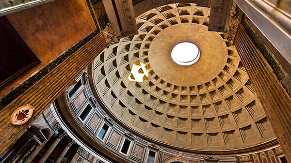 Pantheon dome in Rome