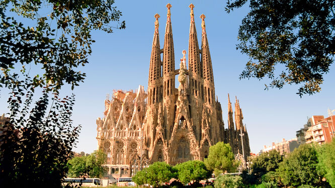 Sagrada Familia in Barcelona, Spain