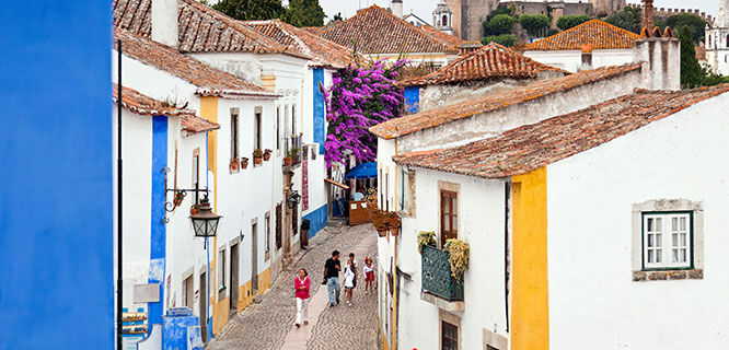 Obidos rooftops