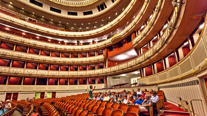 Interior of Vienna's State Opera