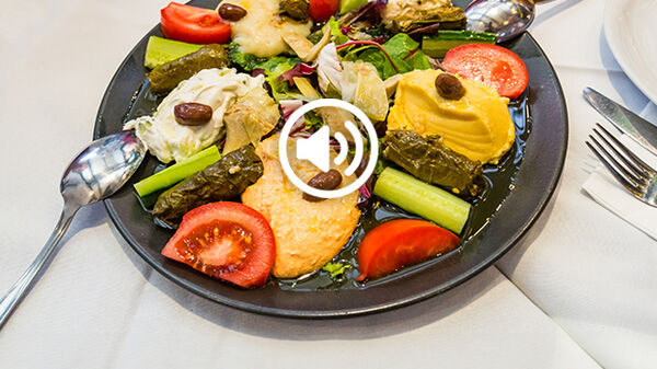 Platter of mezedes