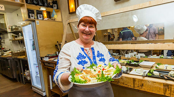 Waitress in Krakow