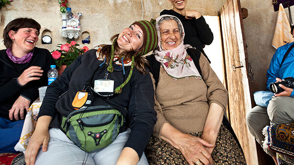 Women in Cappadocia, Turkey