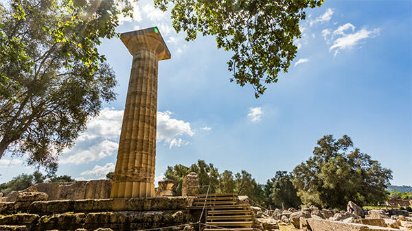 Single column, Olympia, Greece