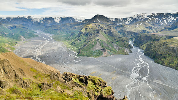 Volcano in Thorsmork, Iceland