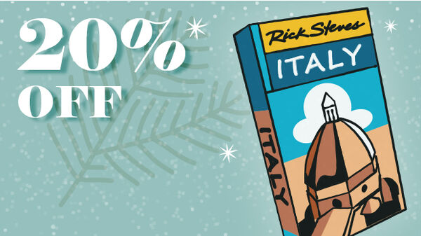 20% off Rick Steves guidebooks