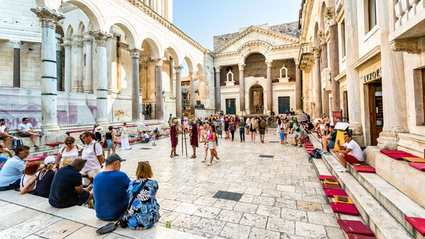 Peristyle of Diocletian's Palace, Split, Croatia