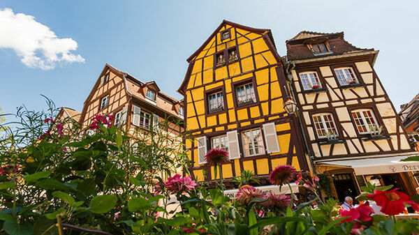 Half-timbered buildings, Colmar, France