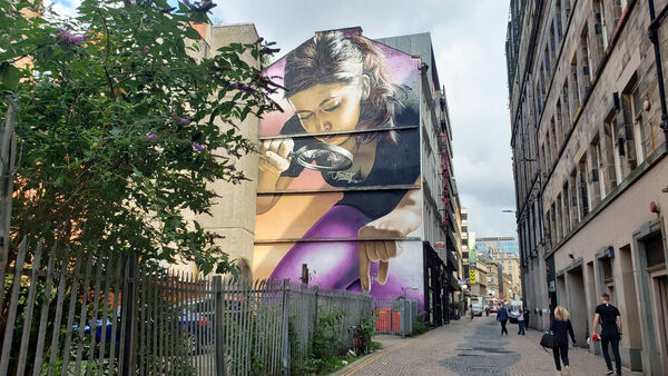 Mural near Argyle Street, Glasgow