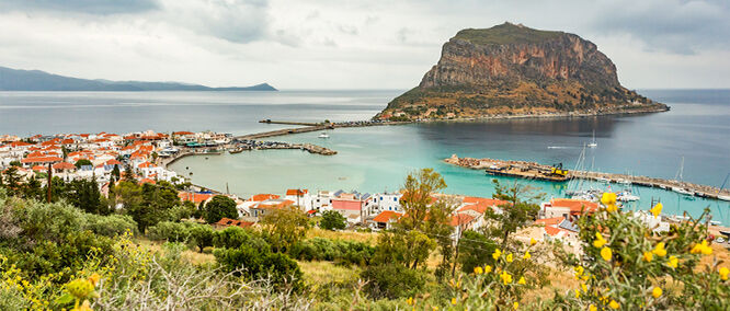 Monemvasia rock, Greece
