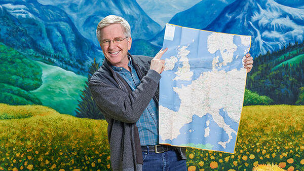 a man holding a map