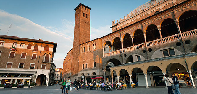 Piazza Frutta, Padua, Italy