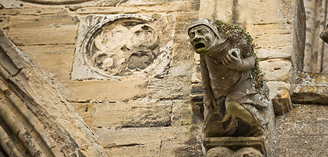 Gargoyle, Bayeux Cathedral, Bayeux, France
