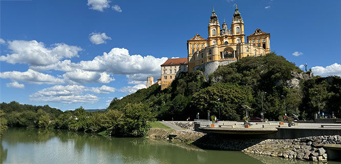 danube river in autria's wachau valley