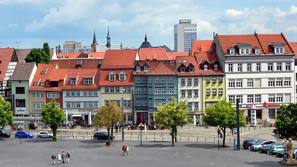 buildings in small german town