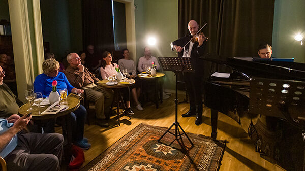 Small indoor Chopin concert, Warsaw, Poland