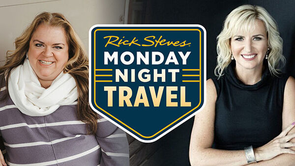 two women and the the monday night travel logo