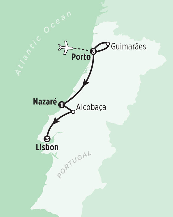 heart of portugal tour route map