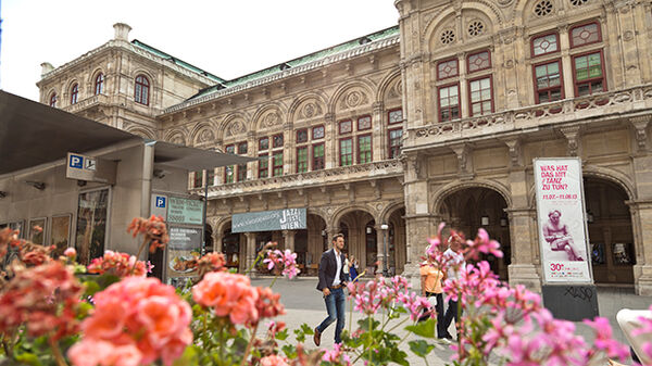 Opera House exterior, Vienna, Austria