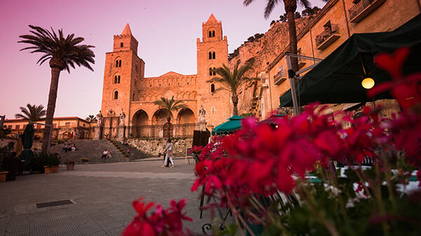 Roman cathedral, Cefalu, Sicily, Italy