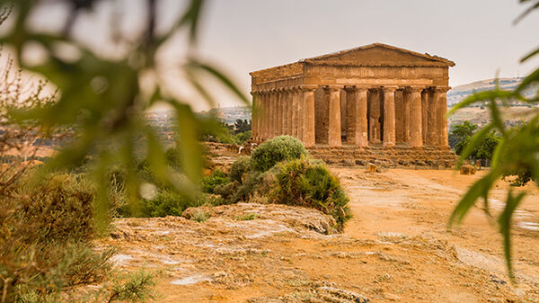 Temple at Agrigento, Sicily, Italy