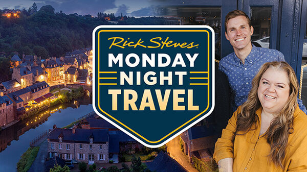 man and woman-village at night