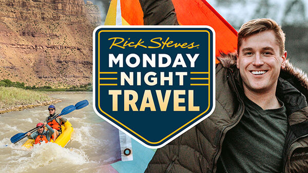 kayaker on left man on right