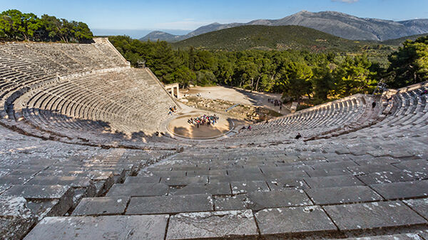 Ancient theater, Epidavros, Greece