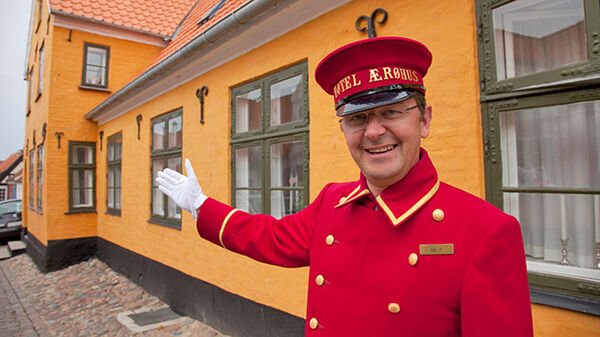 Aero Island - guy in red suit