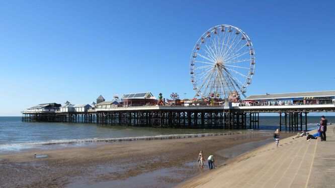 Ferris wheel in Blackpool, England
