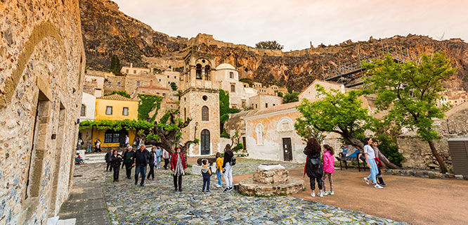 greek old stone town
