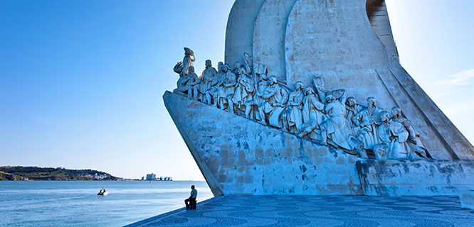 monument to the discoveries in belem portugal