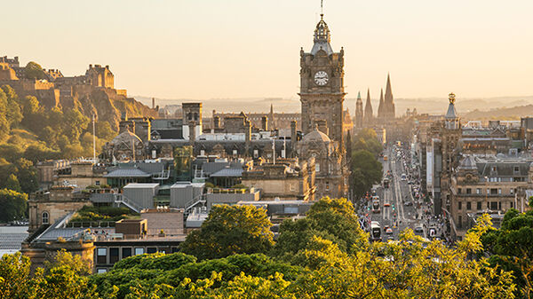 Overview of Edinburgh, Scotland
