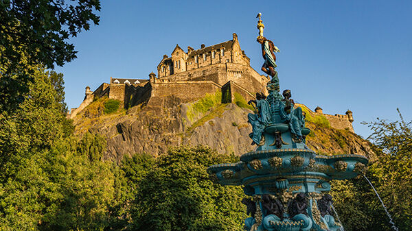 Edinburgh Castle from below, Edinburgh, Scotland
